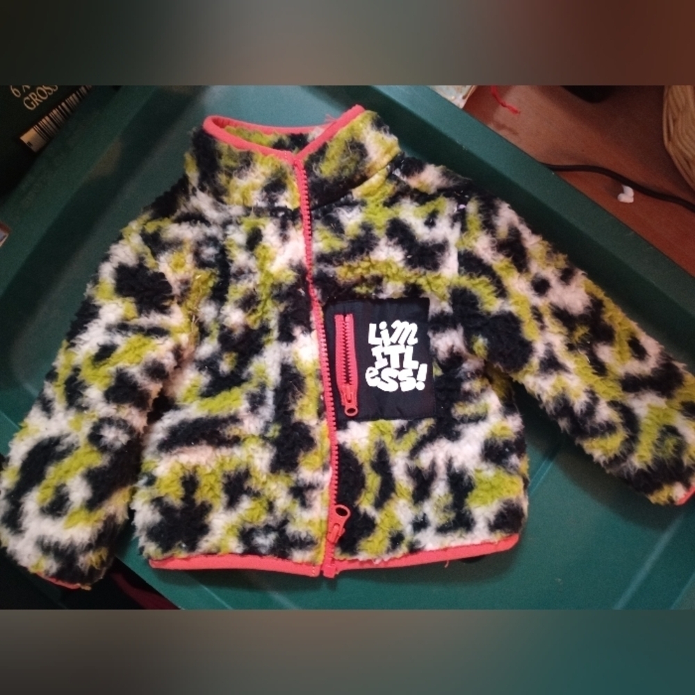 Target BHM 12 month fuzzy jacket NWOT (Chi042)